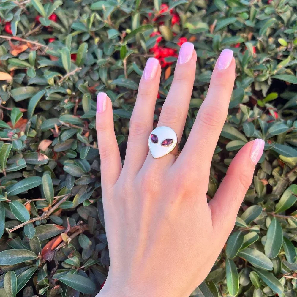 "Alien" ring 👽 - Picture 6 of 7